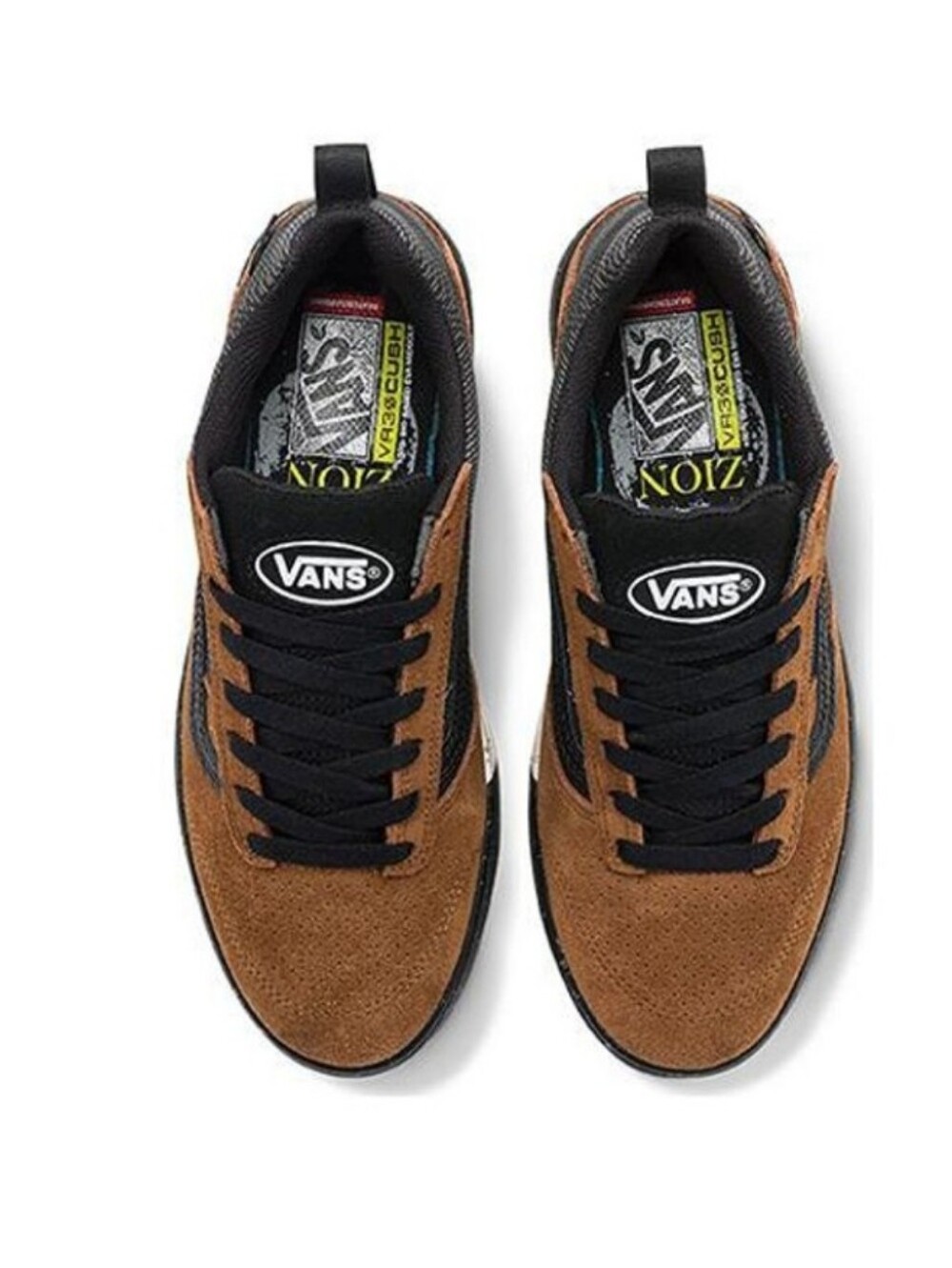 Vans  Brown and Black Suede Skate Shoes